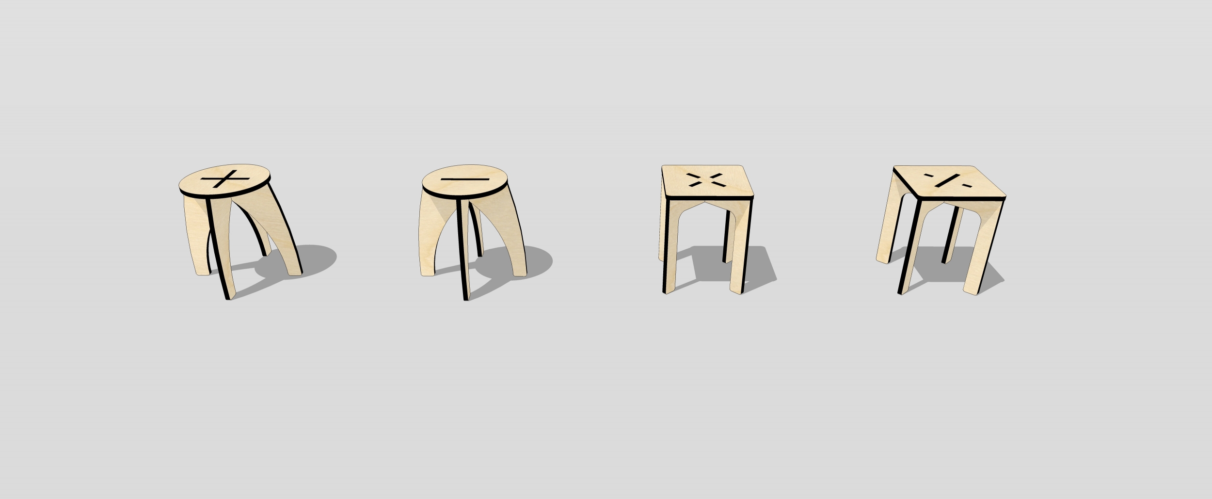 Arithmetic Stools Series