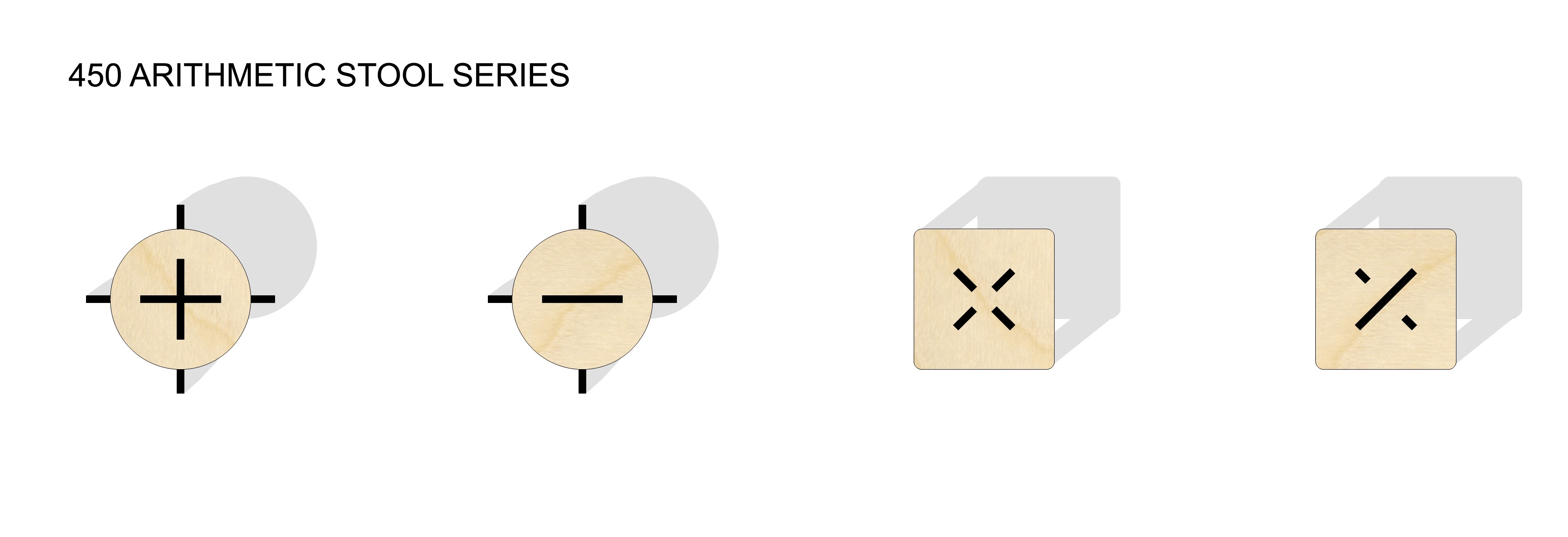 ta.le objects - ARITHMETIC 450 STOOLS SERIES TOP