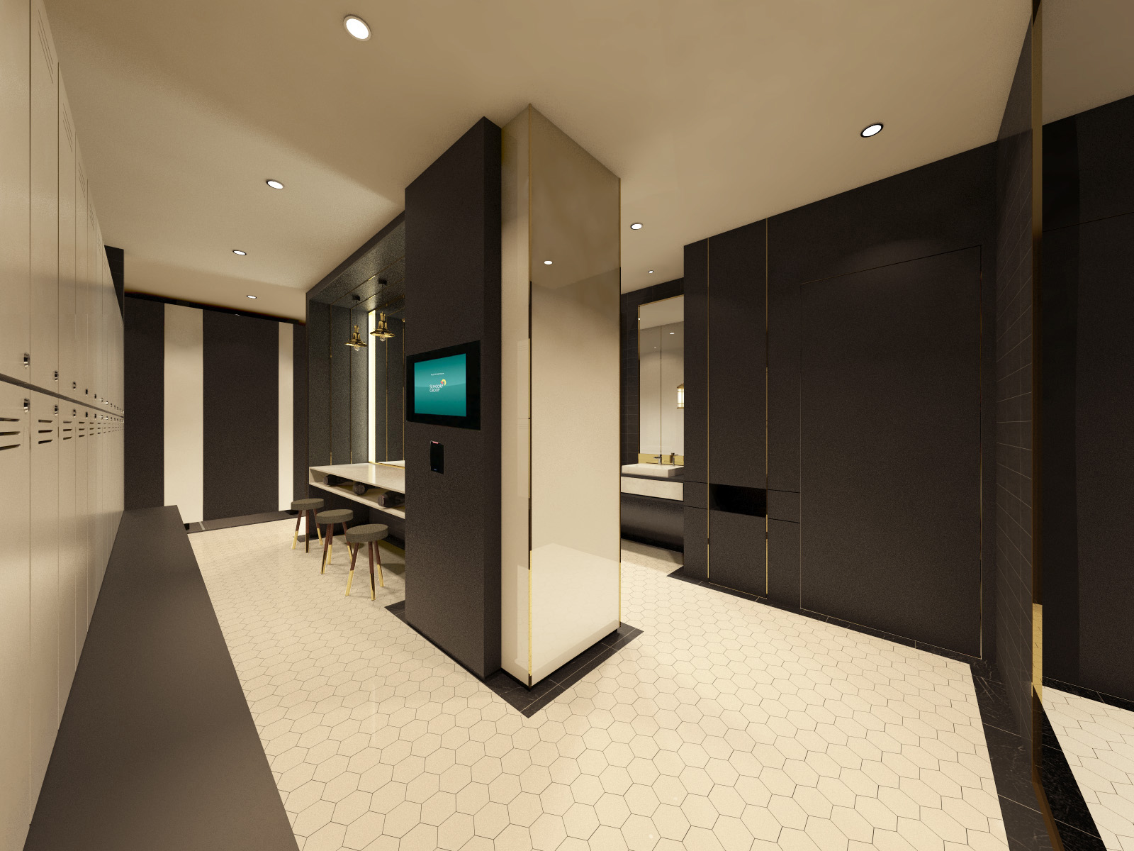 NEC Locker room